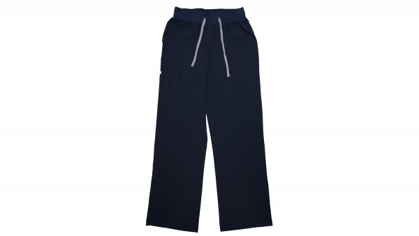 Navy Blue  Medical Scrubs Set with Straight Trouser for Women & Men - Image 2