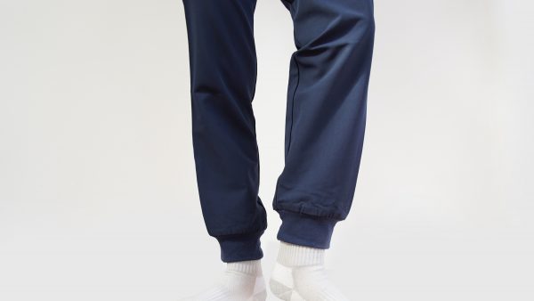 Navy Blue  Medical Scrubs Set with Grip Trouser for Women & Men - Image 4