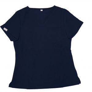 V-Neck Top Scrubs Blue