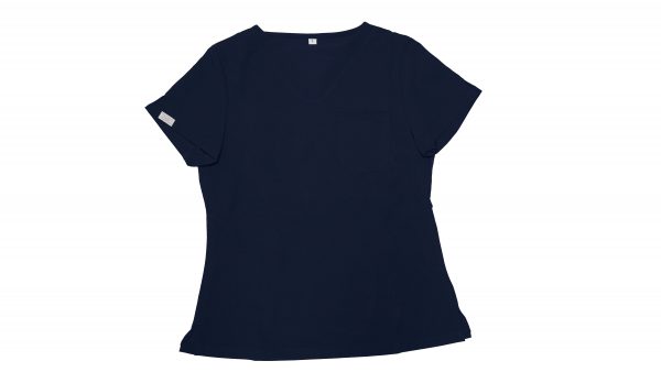 Navy Blue  Medical Scrubs Set with Grip Trouser for Women & Men - Image 3